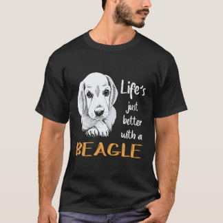 8 Life Just Better With A Beagle T-Shirt