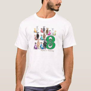 8 Maids Milking T-Shirt