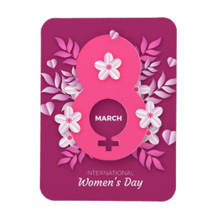 8 March - International Women's Day Magnet