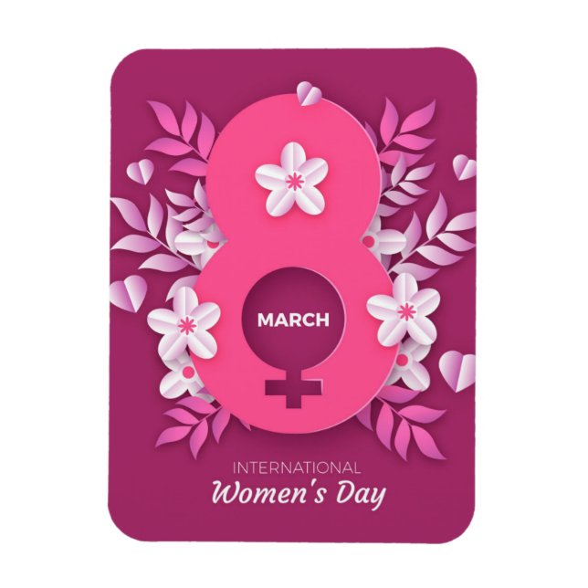 8 March - International Women's Day Magnet (Vertical)