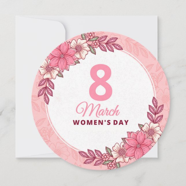 8 March - Women's Day Invitation (Front)