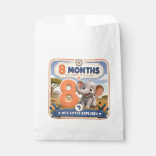 8 Months Baby Milestone Safari Explorer Favour Bags