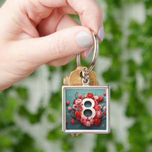 8 of march design key ring