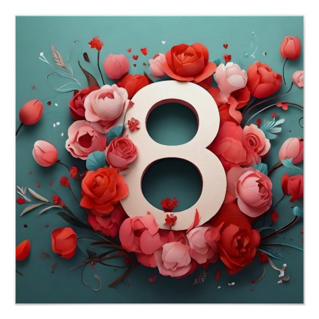 8 of march design poster (Front)