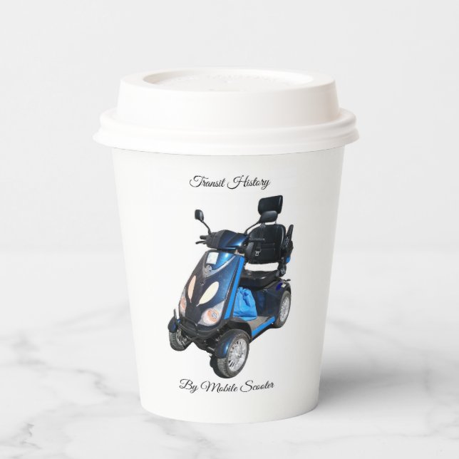 8 Paper cups with lids (Left)