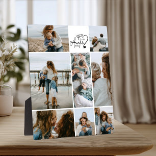 8 Personalised Best Aunt Photo Collage Plaque