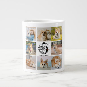 8 Photo Collage Pet Dog Loss Remembrance Large Coffee Mug