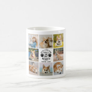 8 Photo Collage Pet Memorial Remembrance   Coffee Mug