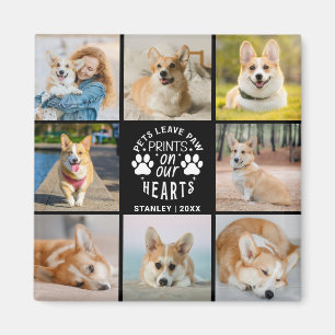 8 Photo Collage Pet Memorial Remembrance   Magnet