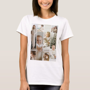8 Photo collage template personalized T-Shirt