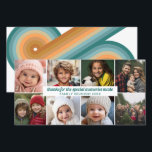 8 Photo - Family Reunion Thank You Collage Holiday Card<br><div class="desc">A fun family reunion memento with a place to add 8 photos and include text about the get together.</div>