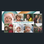 8 Photo - Family Reunion Thank You Collage Holiday Card<br><div class="desc">A fun family reunion memento with a place to add 8 photos and include text about the get together.</div>