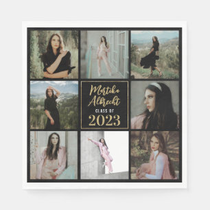 8 Photo   Graduation Year Napkins