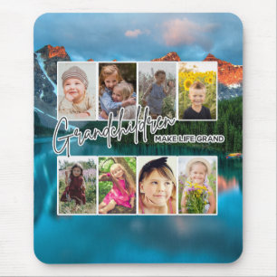 8 Photo "Grandchildren Make Life Grand" Mouse Mat