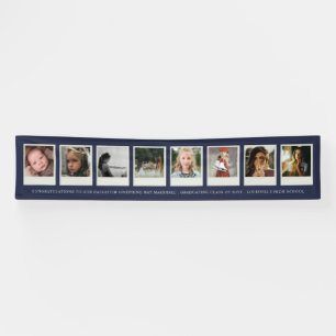 8 Photo Instant Film Graduation or Special Event Banner