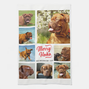 8 Picture Family Photo ✨  Christmas Collage Custom Tea Towel