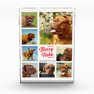 8 Picture Family Photo ✨  Collage Custom Christmas Block