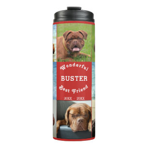 8 Picture Family Photo ✨  Collage Custom Dog Thermal Tumbler