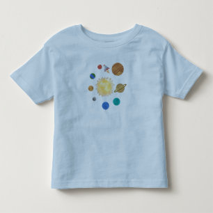 8 Planets Solar System Kids Toddler T-Shirt