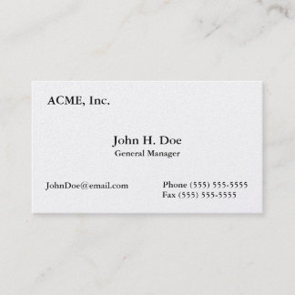 8 Point Start Hex Business Cards