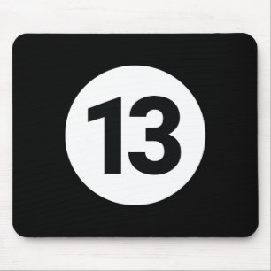 8 Pool Ball 13 Billiards Costume Halloween Group M Mouse Mat