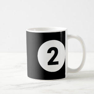 8 Pool Ball 2 Billiards Costume Halloween Group Ma Coffee Mug