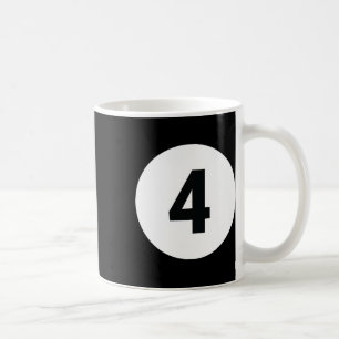 8 Pool Ball 4 Billiards Costume Halloween Group Ma Coffee Mug