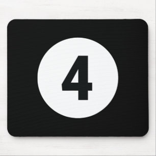 8 Pool Ball 4 Billiards Costume Halloween Group Ma Mouse Mat