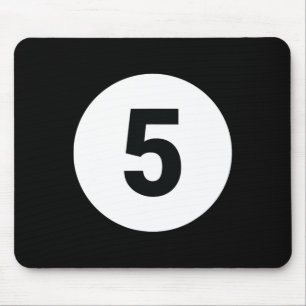 8 Pool Ball 5 Billiards Costume Halloween Group Ma Mouse Mat