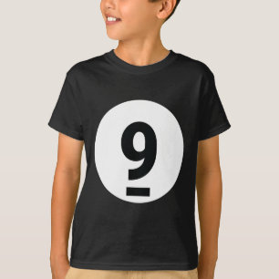 8 Pool Ball 9 Billiards Costume Halloween Group Ma T-Shirt