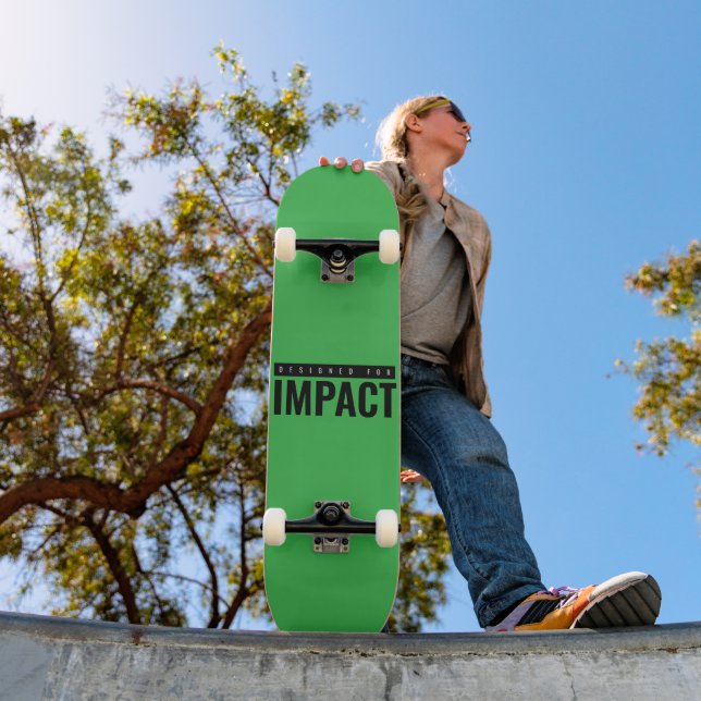  8" Skateboard Deck(Green) (Outdoor 1)