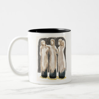 8-Three Sisters Two-Tone Coffee Mug