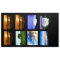 8 tiles of pictures with scriptures in each yard