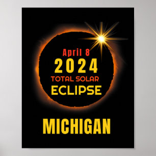 8 Total 2024 Solar Eclipse 2024 040824 Poster
