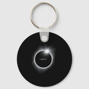 8 Total Solar Eclipse 2024 Key Ring