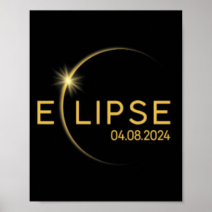 8 Total Solar Eclipse 2024 Poster