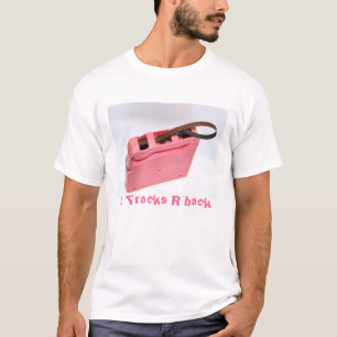 8 tracks R back Pink cartridge T shirt