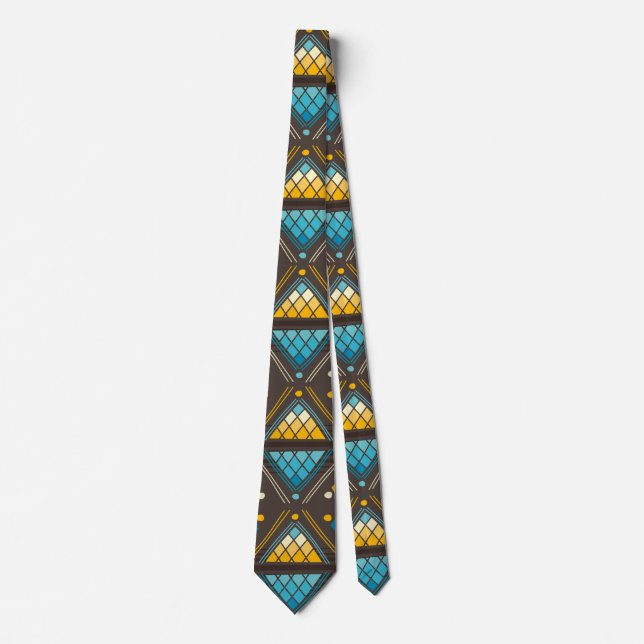 #8 Tribal print tie (Front)