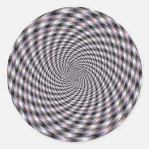 8 Vodkas Too Many - Fractal Classic Round Sticker