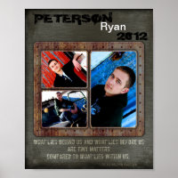 8"x10" 3 Slot SENIOR Collage Montage Urban Blade