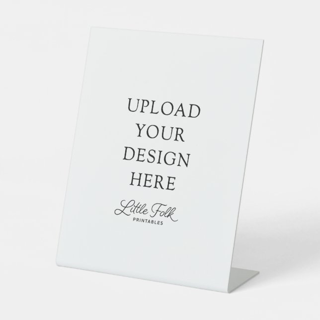 8 x 10" Pedestal Sign (Front)