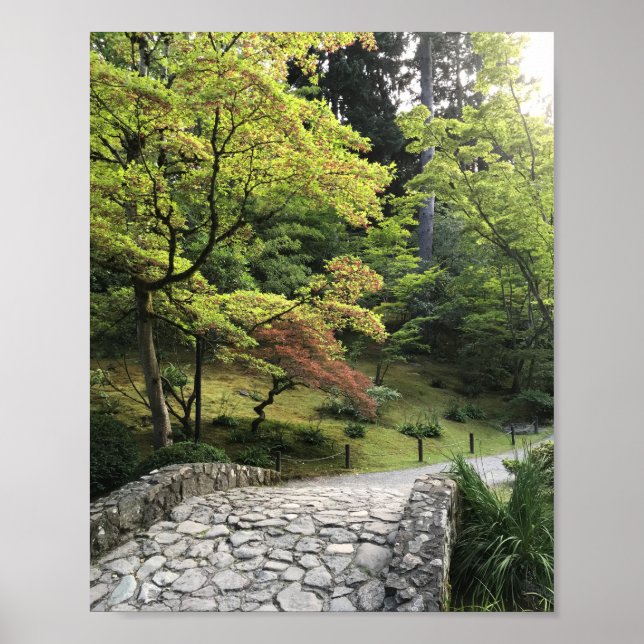 8 x 10 Premium Gloss Poster, Japanese Gardens, WA Poster (Front)