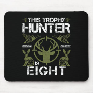 8 Year Old Birthday Hunting Duck Deer Hunter 8th B Mouse Mat