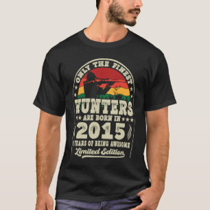 8 Year Old Deer Hunting Hunters Vintage 2015 8th B T-Shirt