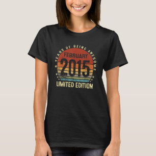 8 Year Old February 2015 8th Birthday 1 T-Shirt