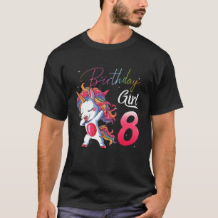 8 Year Old Gifts 8th Birthday Girl Teens Dabbing U T-Shirt
