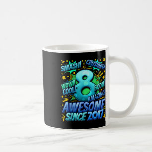 8 Year Old Gifts For Boys 8th Birthday Boy 8 Year Coffee Mug