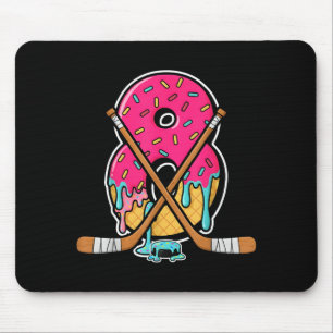 8 Year Old Hockey Ice Cream Drip Youth 8th Birthda Mouse Mat