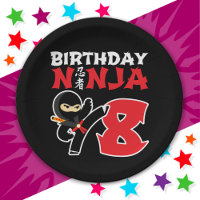 8 Year Old Karate Ninja Party Kids 8th Birthday