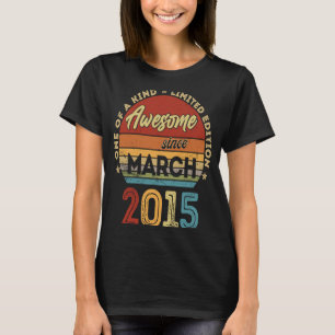 8 Year Old March 2015 8th Birthday T-Shirt